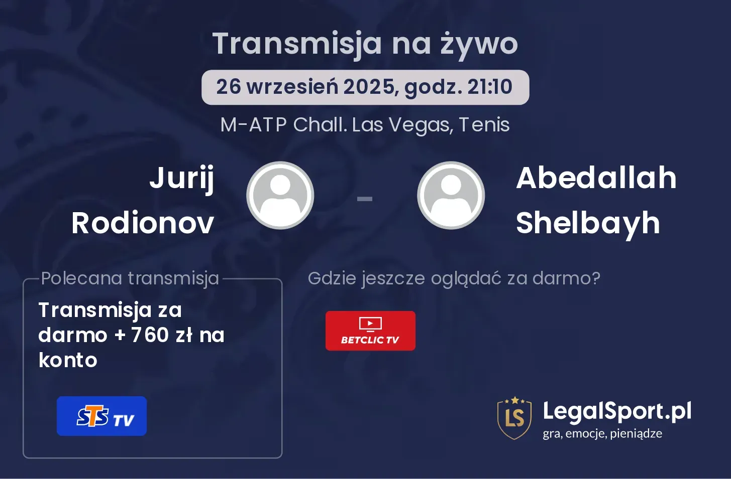 Jurij Rodionov - Abedallah Shelbayh gdzie oglądać?