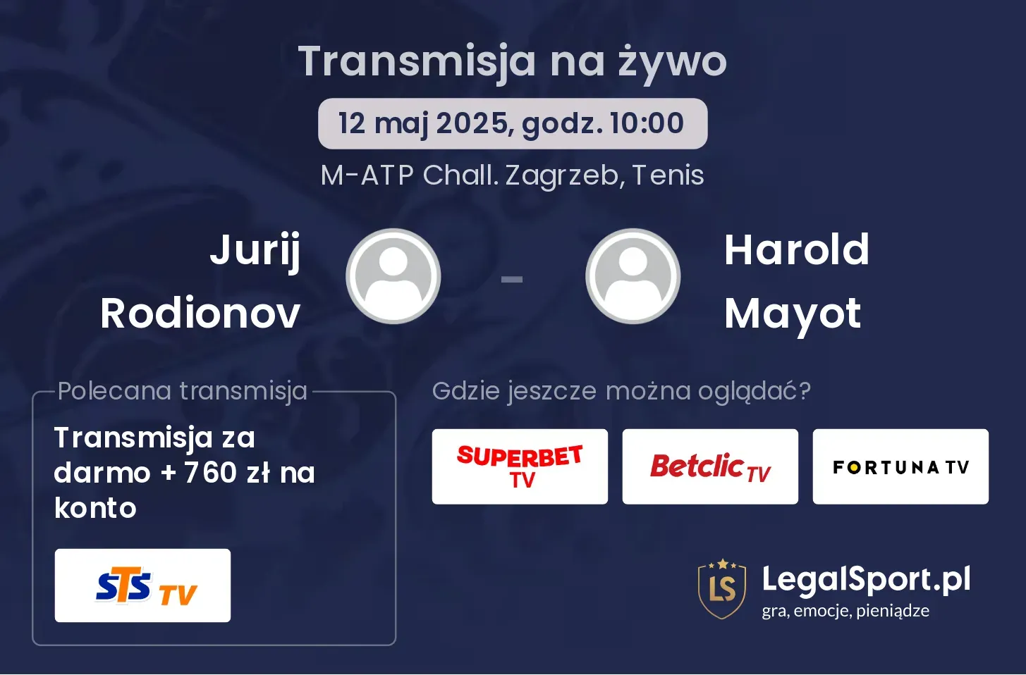 Jurij Rodionov - Harold Mayot gdzie oglądać?