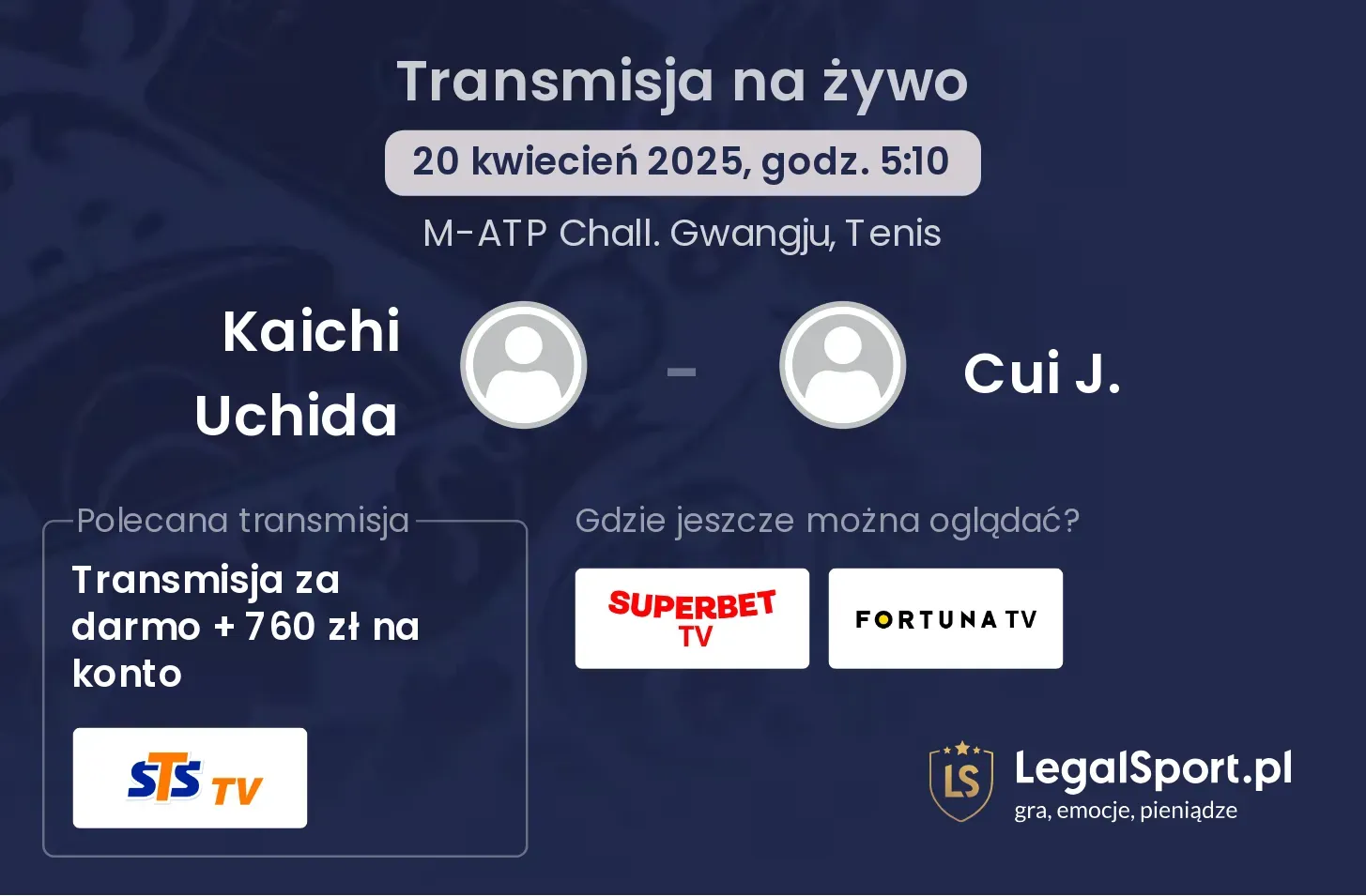 Kaichi Uchida - Cui J. transmisja na żywo