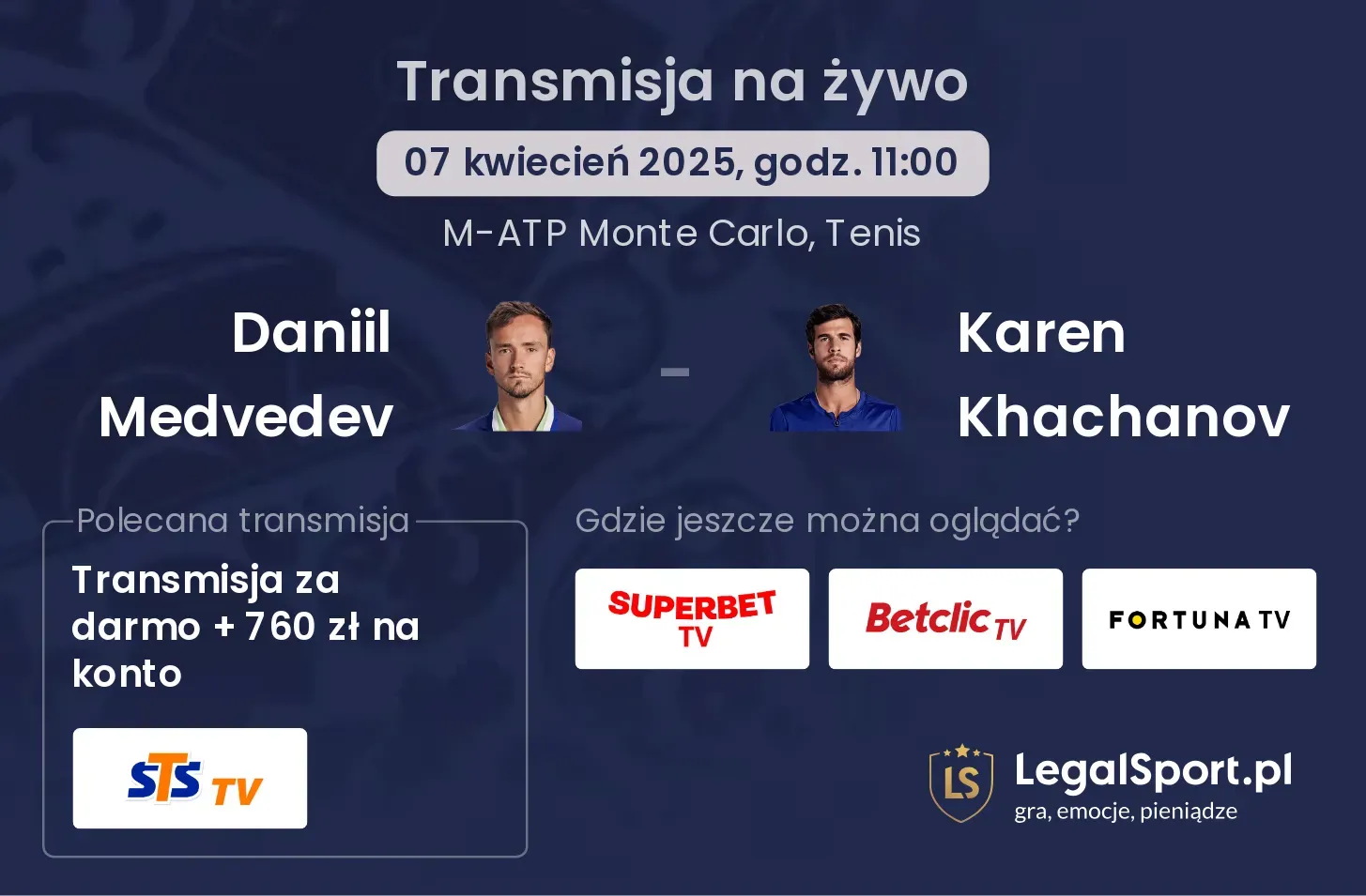 Daniil Medvedev - Karen Khachanov gdzie oglądać?