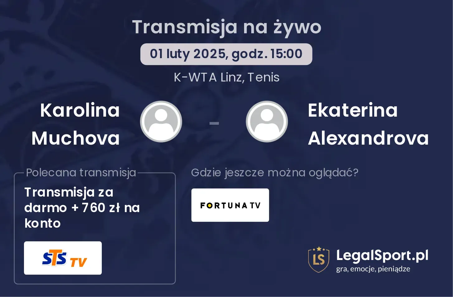 Karolina Muchova - Ekaterina Alexandrova gdzie oglądać?