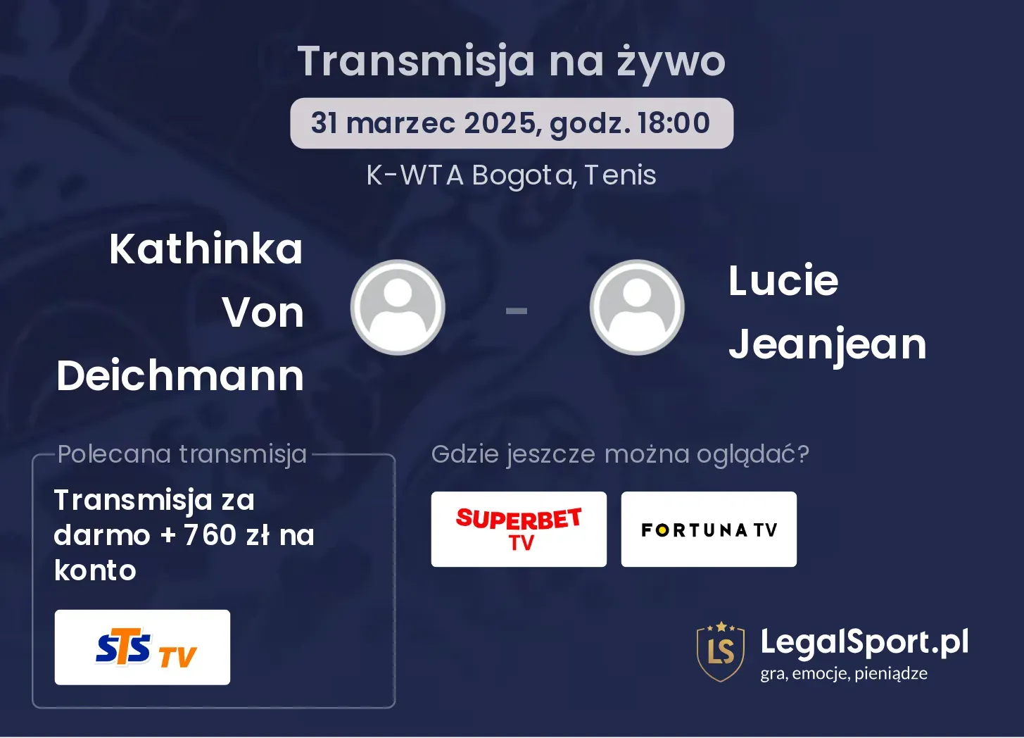 Kathinka Von Deichmann - Lucie Jeanjean gdzie oglądać?