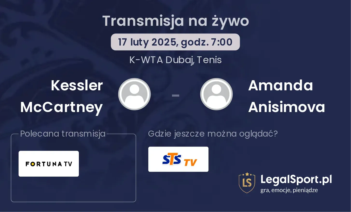 Kessler McCartney - Amanda Anisimova gdzie oglądać?