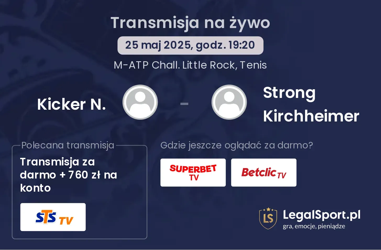 Kicker N. - Strong Kirchheimer transmisja na żywo