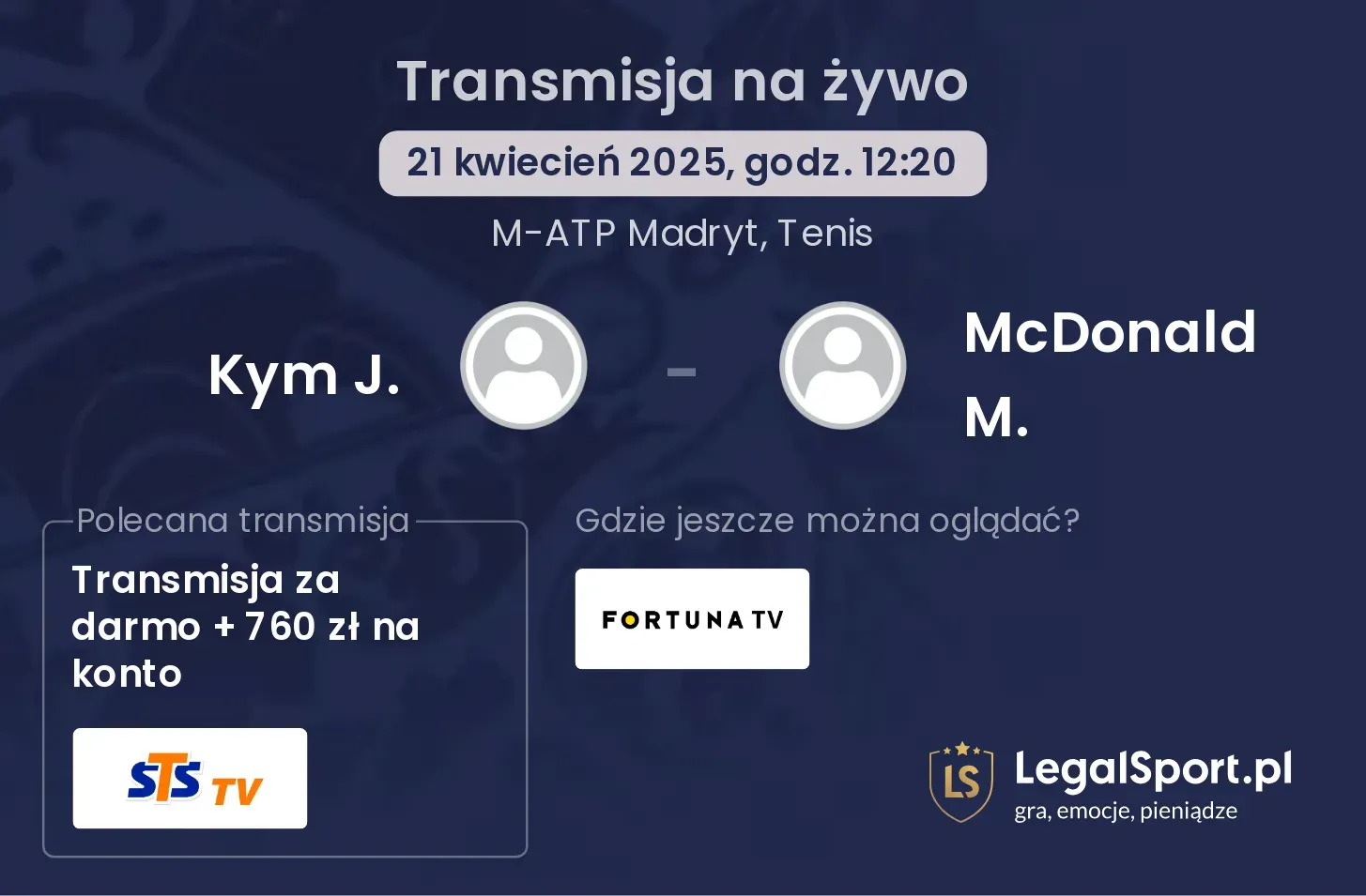 Kym J. - McDonald M. gdzie oglądać?