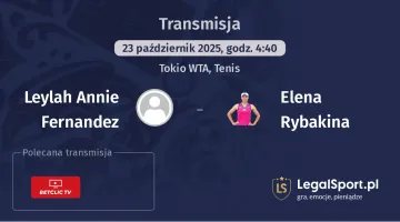 Leylah Annie Fernandez - Elena Rybakina gdzie oglądać?