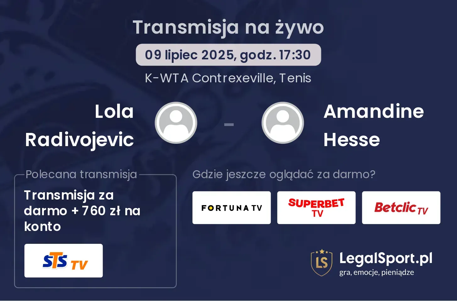 Lola Radivojevic - Amandine Hesse gdzie oglądać?