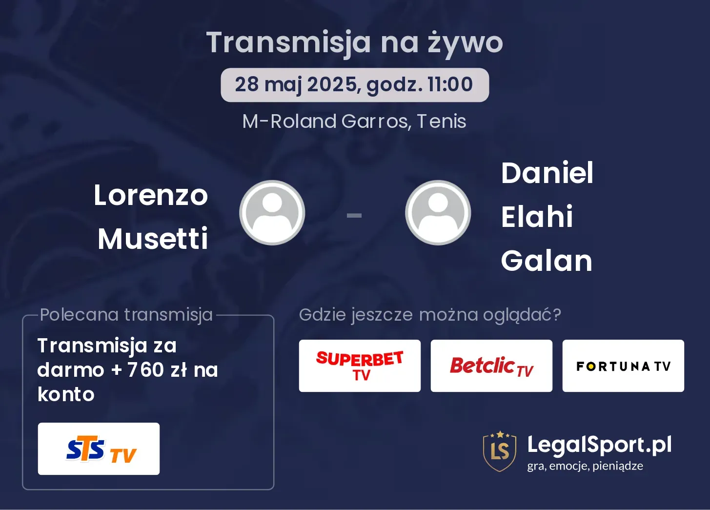 Lorenzo Musetti - Daniel Elahi Galan gdzie oglądać?