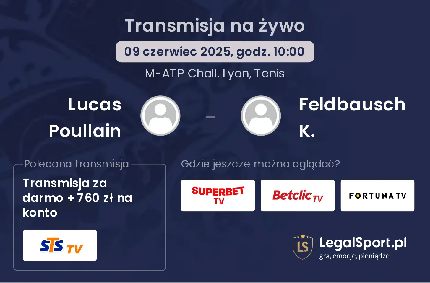 Lucas Poullain - Feldbausch K. gdzie oglądać?