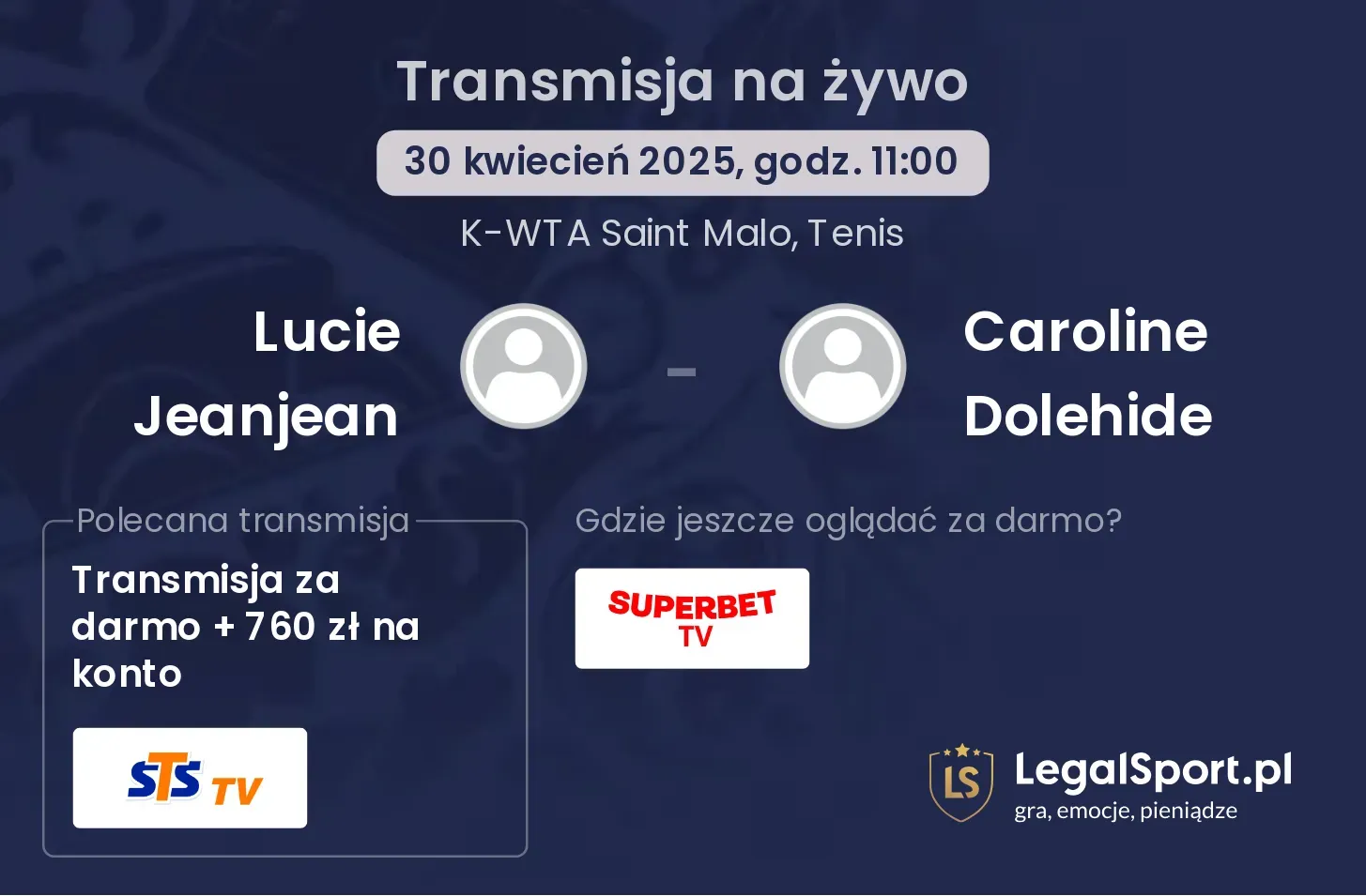 Lucie Jeanjean - Caroline Dolehide gdzie oglądać?