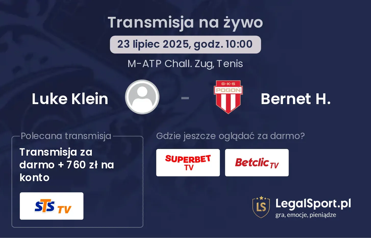 Luke Klein - Bernet H. gdzie oglądać?