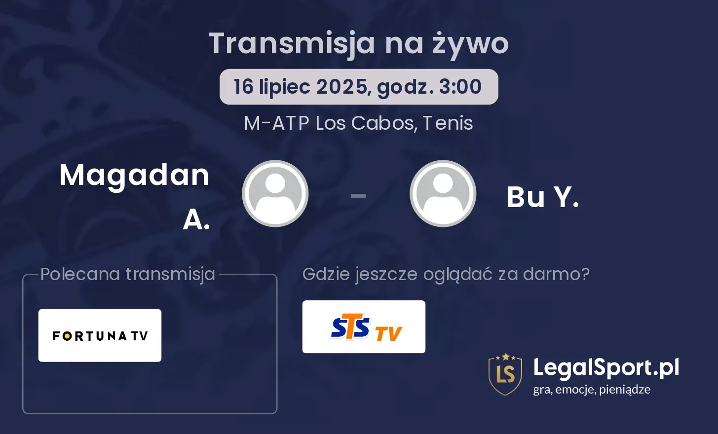 Magadan A. - Bu Y. transmisja na żywo