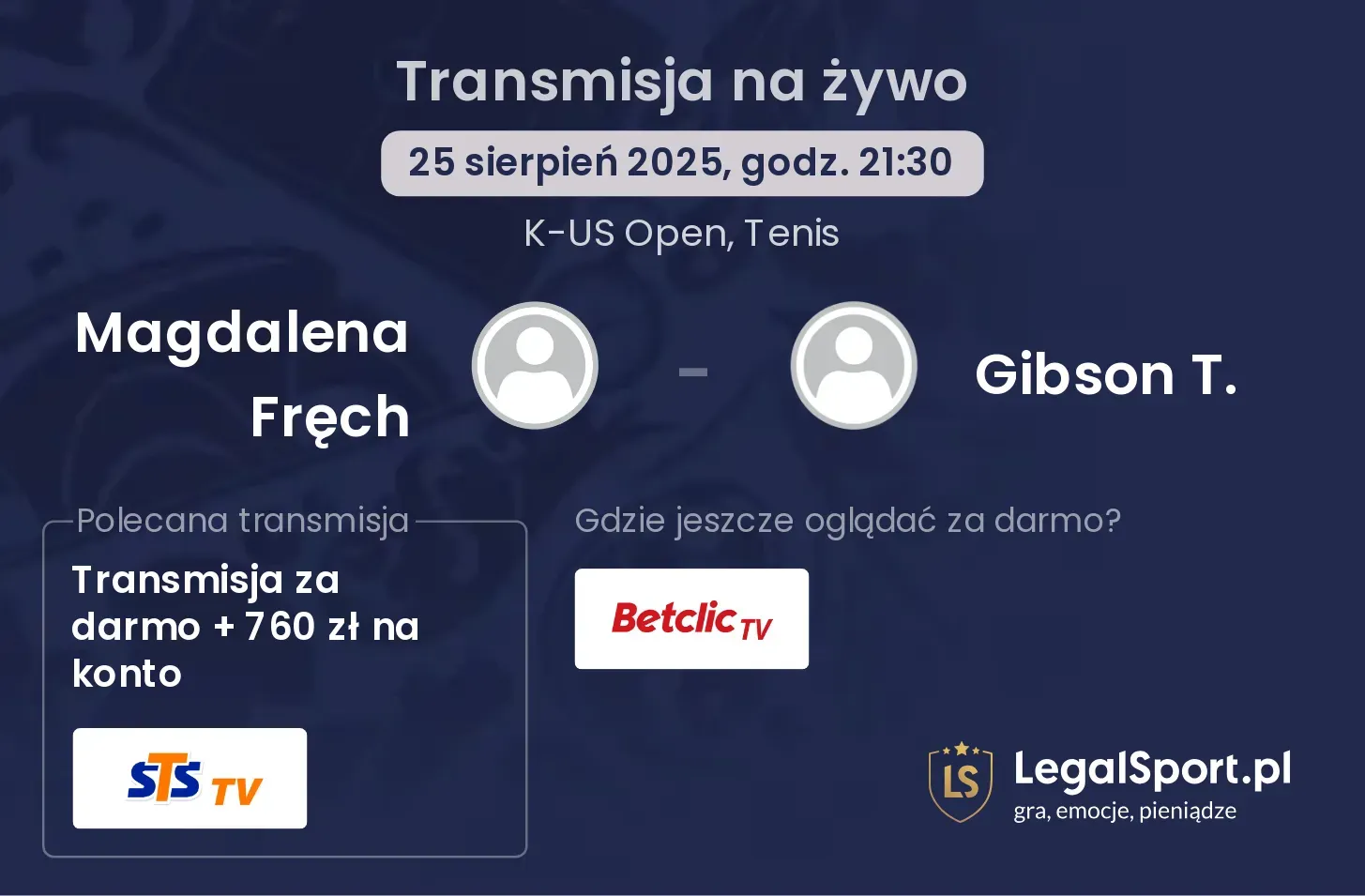 Magdalena Fręch - Gibson T. transmisja na żywo