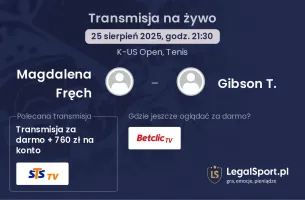 Magdalena Fręch - Gibson T. gdzie oglądać?