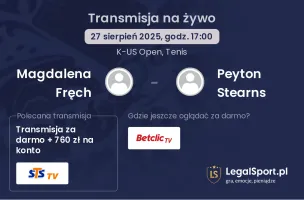 Magdalena Fręch - Peyton Stearns gdzie oglądać?