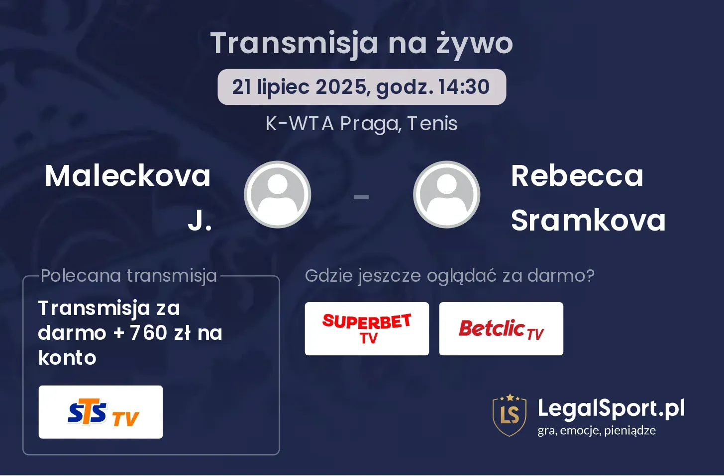 Maleckova J. - Rebecca Sramkova gdzie oglądać?