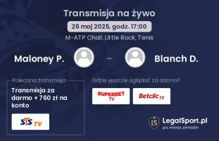 Maloney P. - Blanch D. gdzie oglądać?