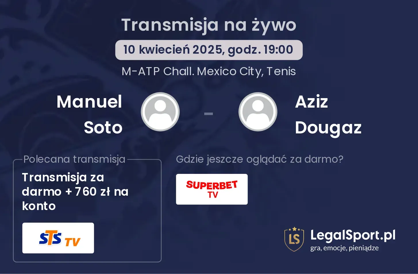 Manuel Soto - Aziz Dougaz gdzie oglądać?