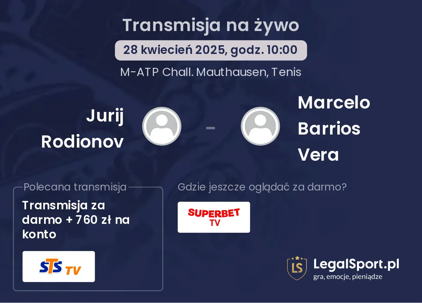 Jurij Rodionov - Marcelo Barrios Vera  gdzie oglądać?