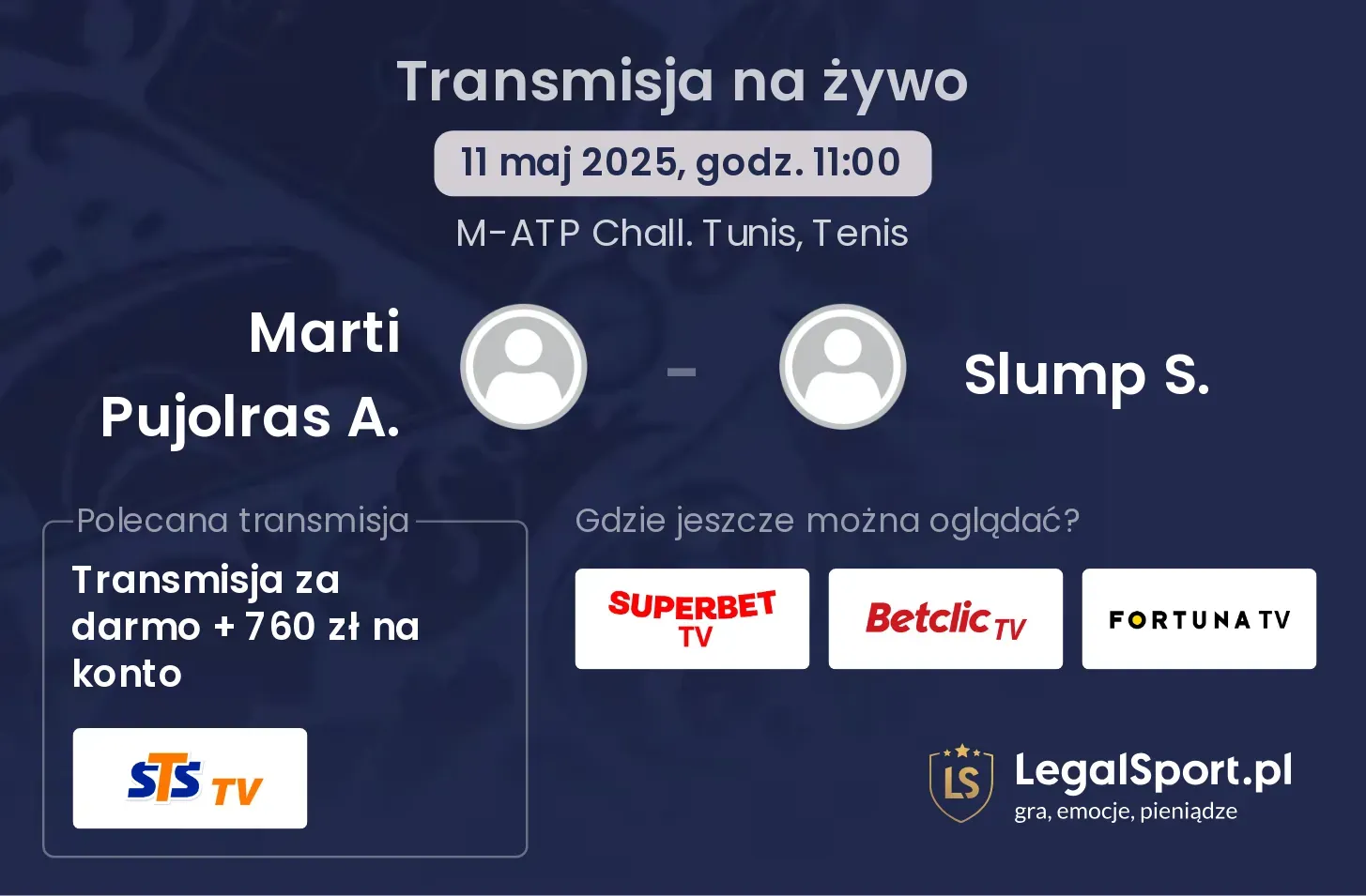 Marti Pujolras A. - Slump S. transmisja na żywo