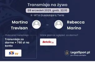 Martina Trevisan - Rebecca Marino gdzie oglądać?