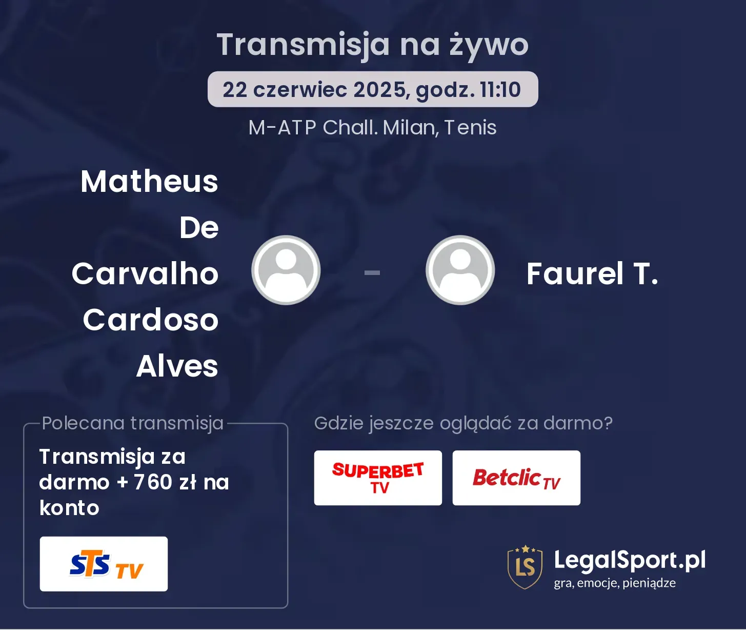 Matheus De Carvalho Cardoso Alves - Faurel T. gdzie oglądać?