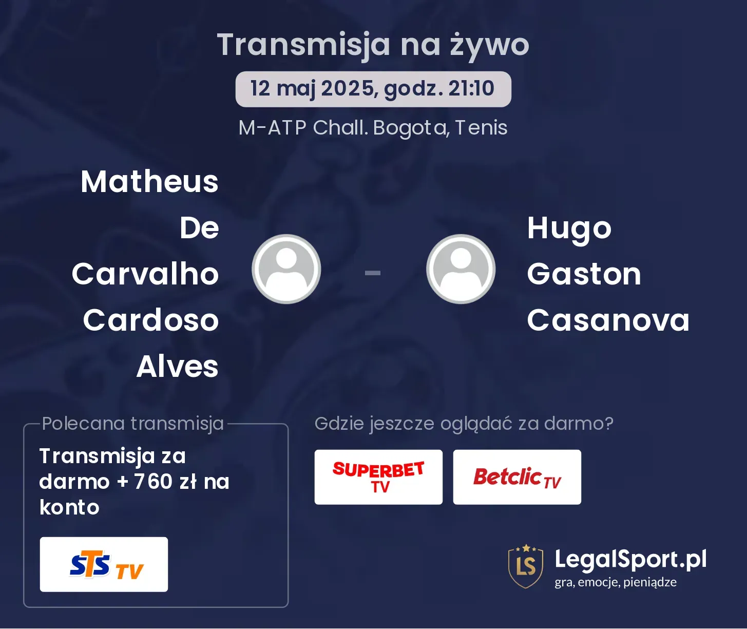 Matheus De Carvalho Cardoso Alves - Hugo Gaston Casanova gdzie oglądać?