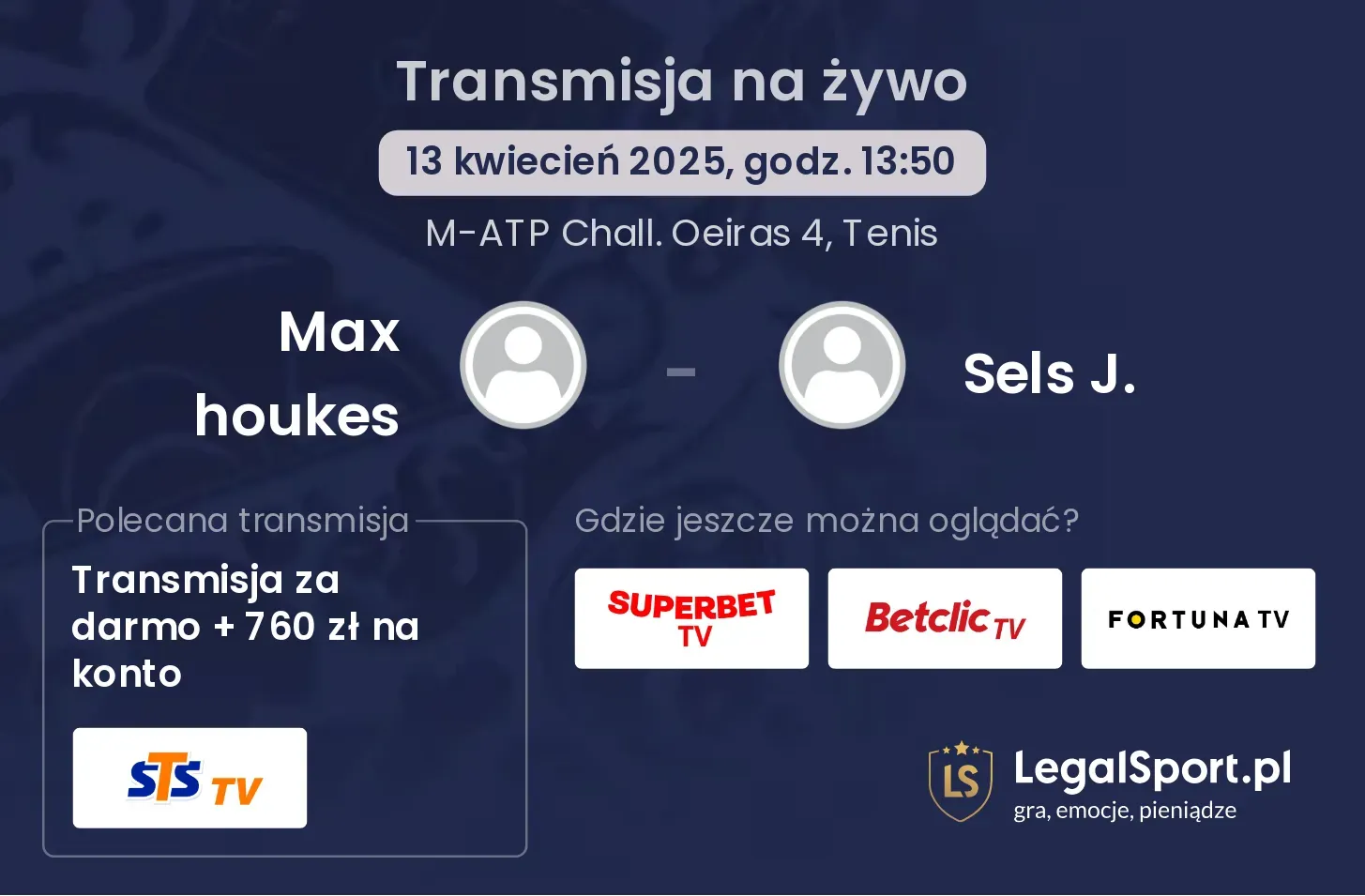 Max houkes  - Sels J. gdzie oglądać?