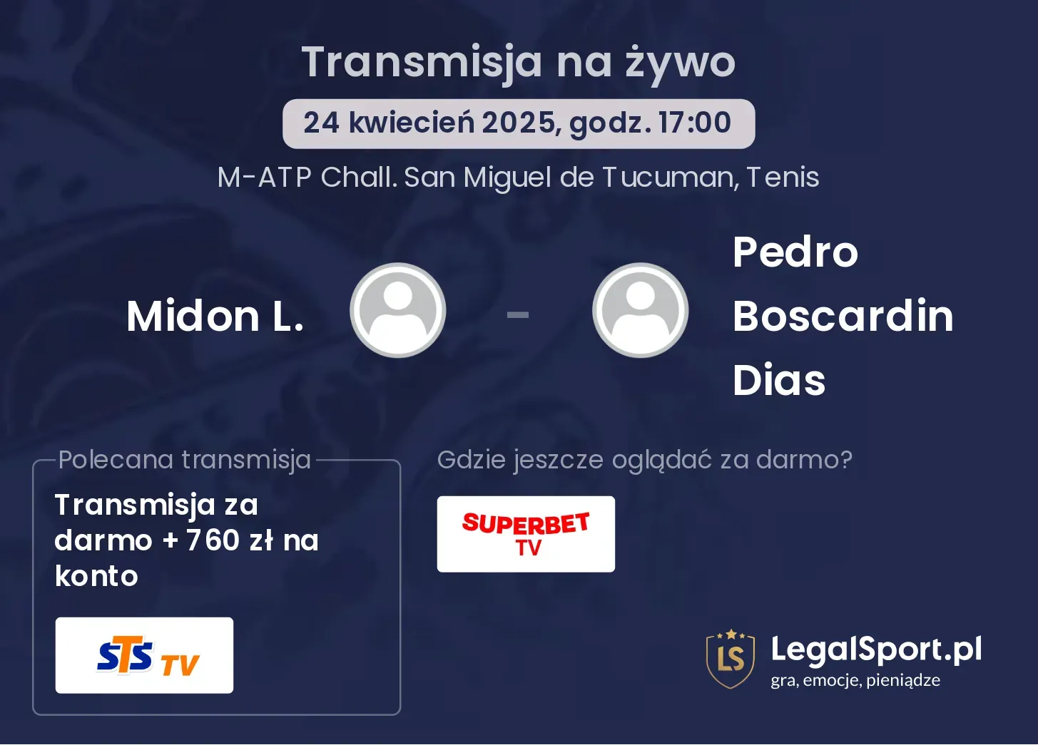 Midon L. - Pedro Boscardin Dias gdzie oglądać?
