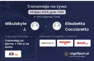 Mikulskyte J. - Elisabetta Cocciaretto gdzie oglądać?