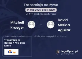 Mitchell Krueger - David Merida Aguilar gdzie oglądać transmisję?