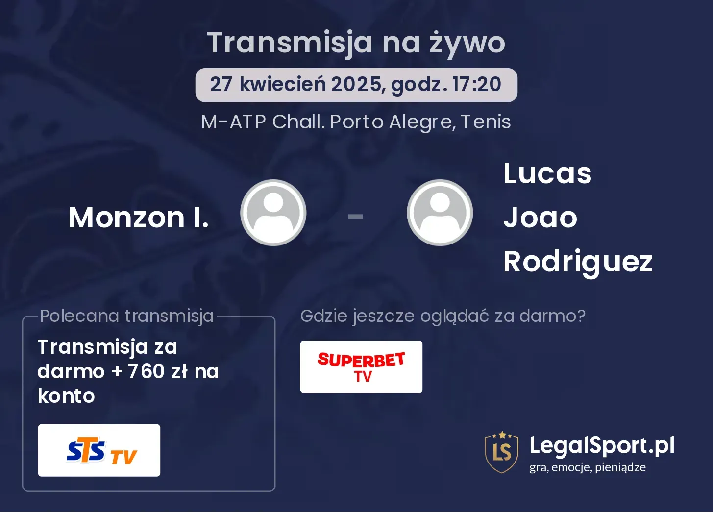 Monzon I. - Lucas Joao Rodriguez gdzie oglądać transmisję?