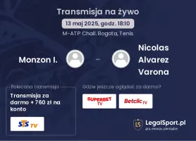 Monzon I. - Nicolas Alvarez Varona gdzie oglądać transmisję?