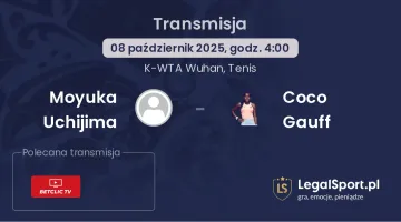 Moyuka Uchijima - Coco Gauff gdzie oglądać?