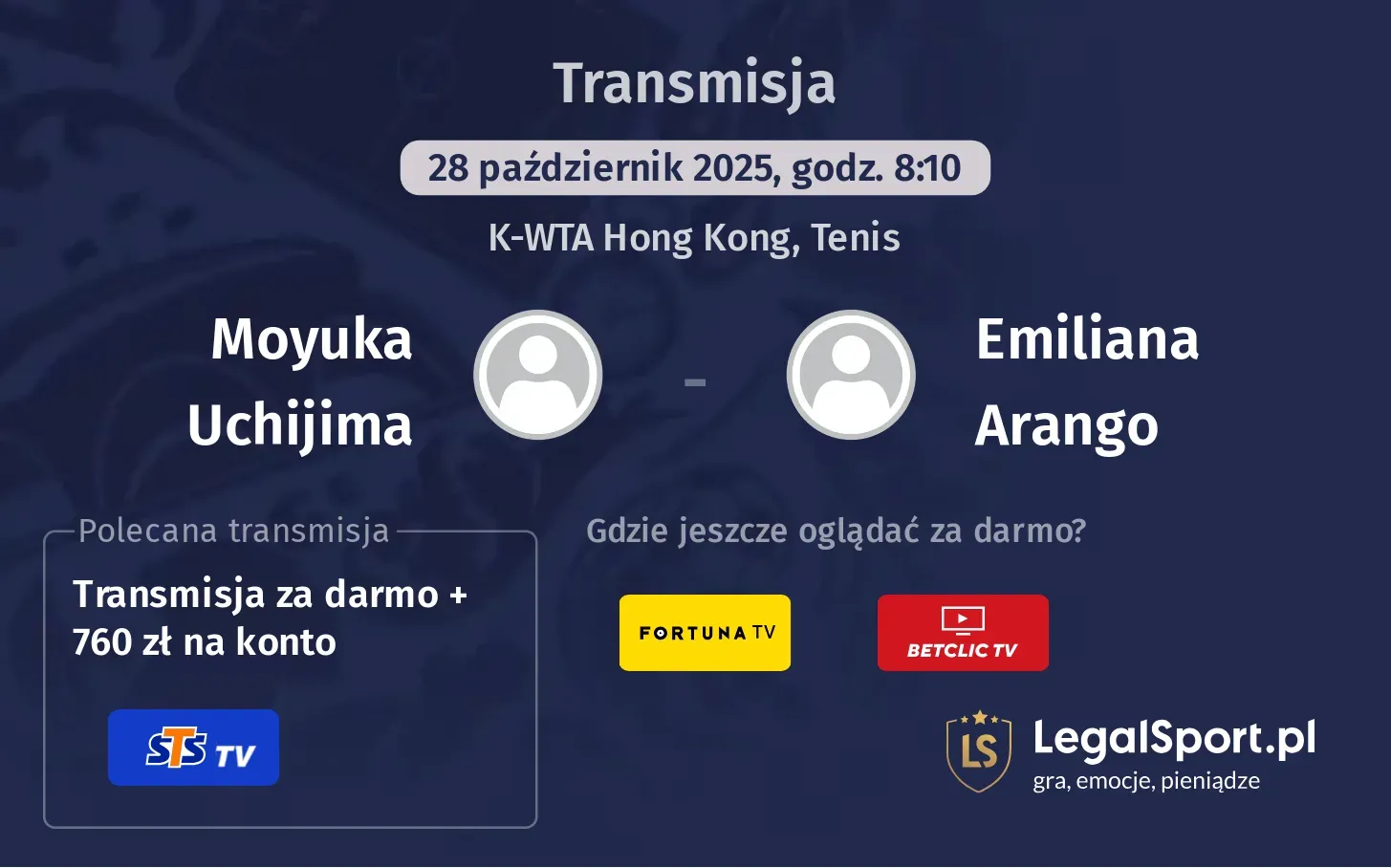 Moyuka Uchijima - Emiliana Arango Transmisje