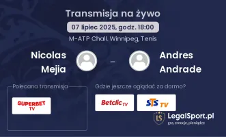 Nicolas Mejia - Andres Andrade gdzie oglądać?