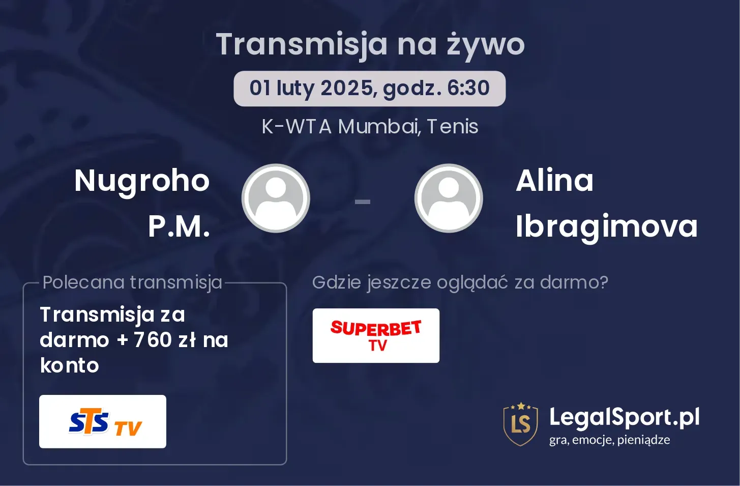 Nugroho P.M. - Alina Ibragimova transmisja na żywo