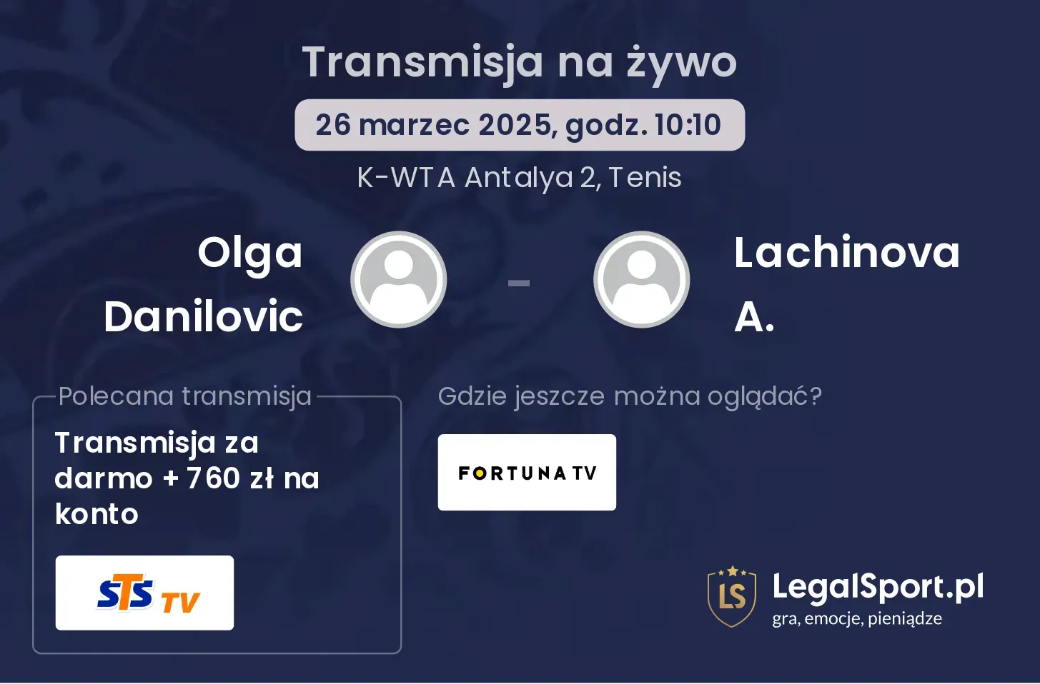 Olga Danilovic - Lachinova A. gdzie oglądać?