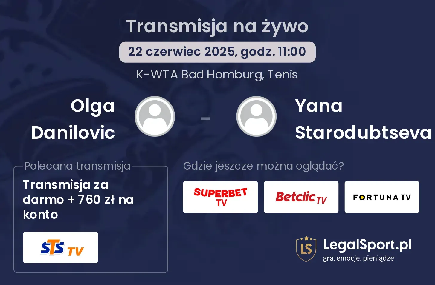 Olga Danilovic - Yana Starodubtseva gdzie oglądać?