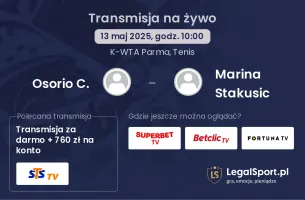 Osorio C. - Marina Stakusic gdzie oglądać?