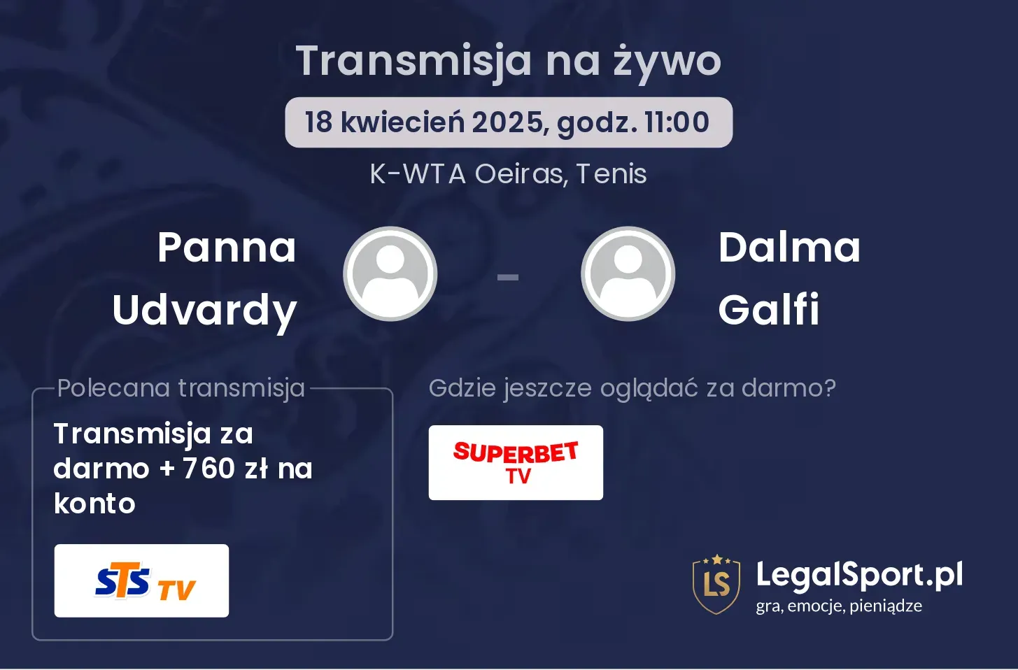 Panna Udvardy - Dalma Galfi gdzie oglądać?