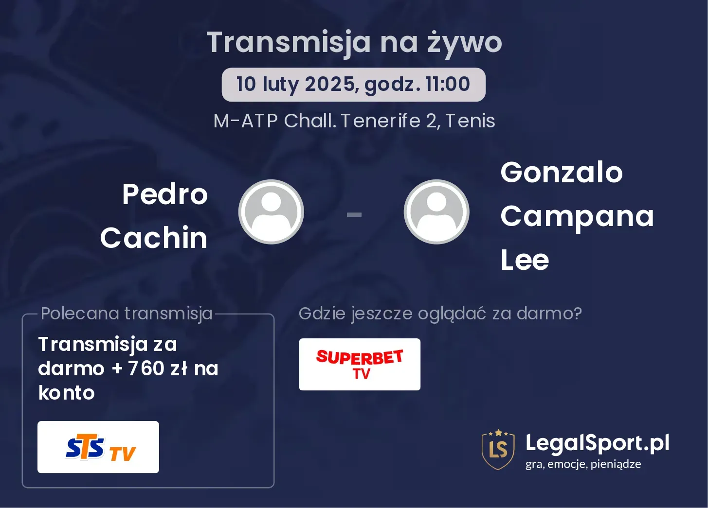Pedro Cachin - Gonzalo Campana Lee gdzie oglądać?