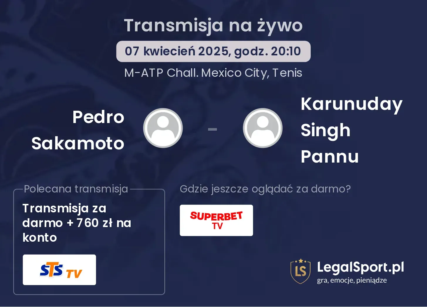Pedro Sakamoto - Karunuday Singh Pannu gdzie oglądać?