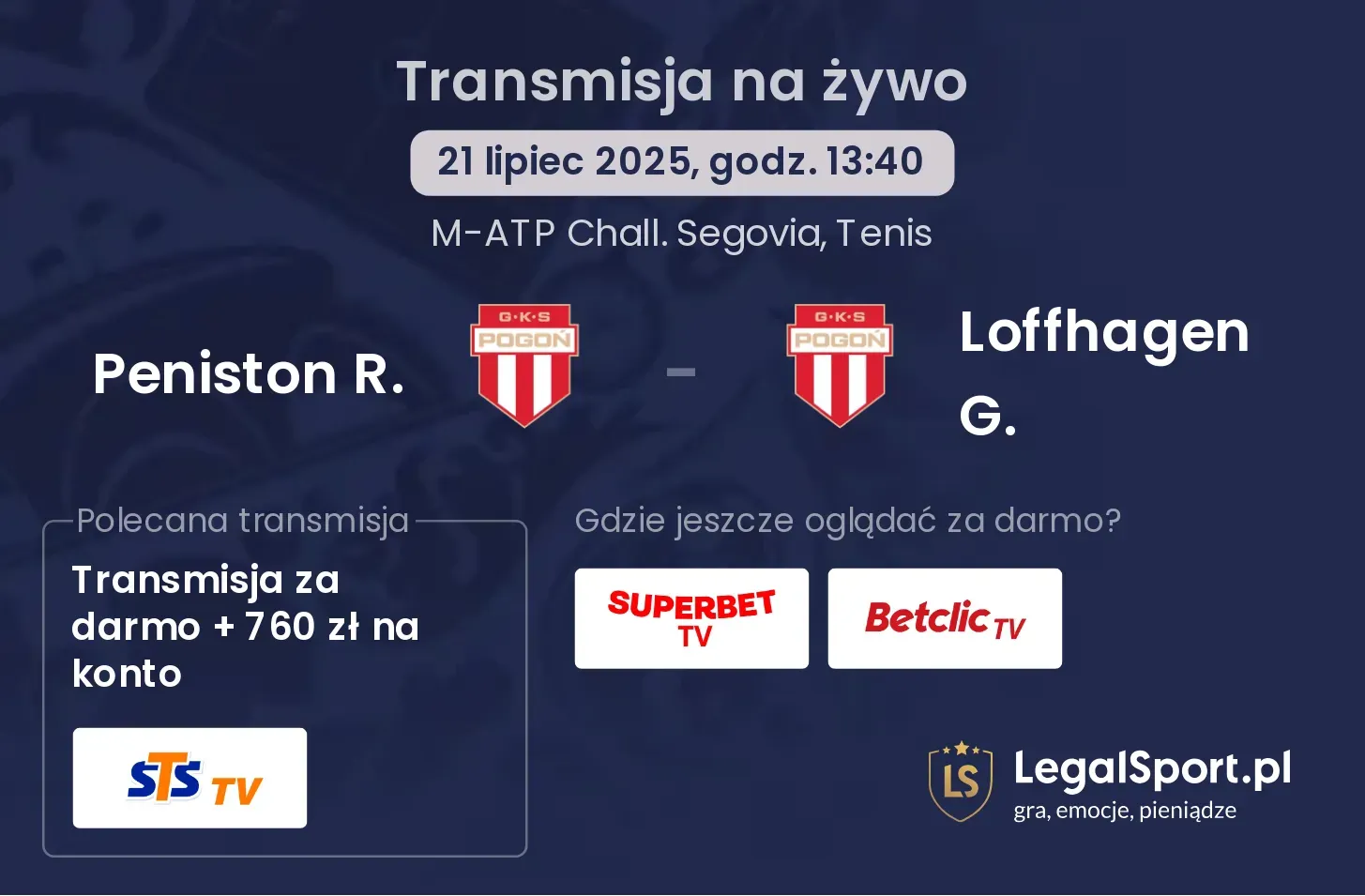 Peniston R. - Loffhagen G. gdzie oglądać?