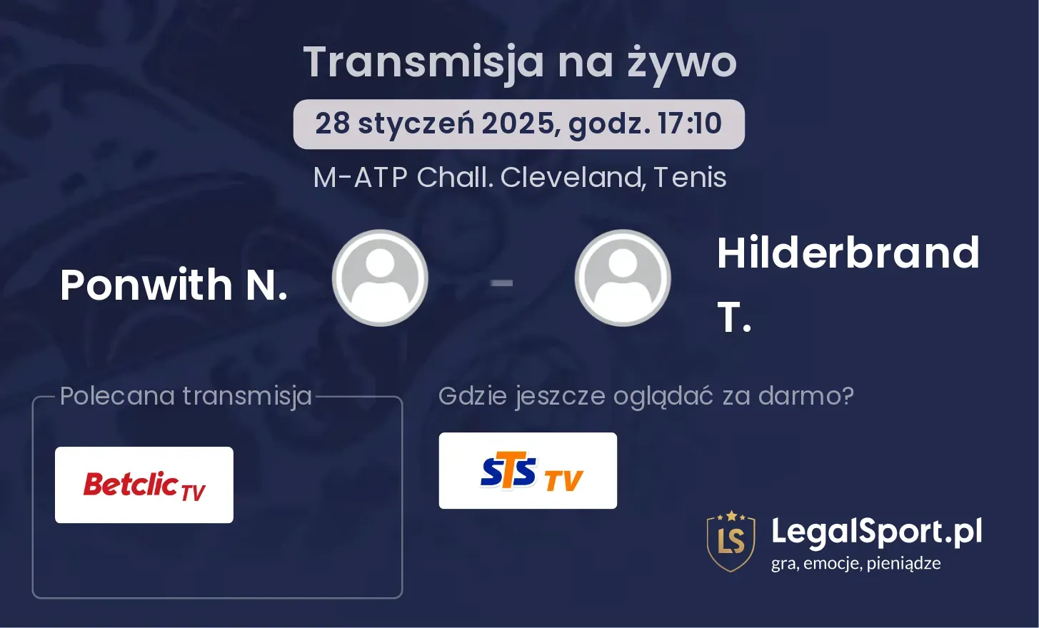Ponwith N. - Hilderbrand T. gdzie oglądać?