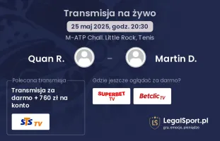 Quan R. - Martin D. gdzie oglądać?