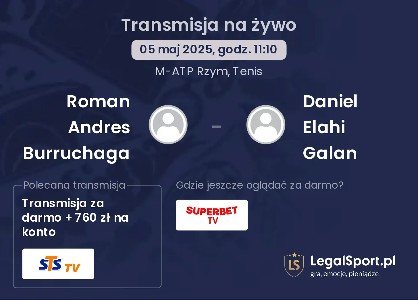 Roman Andres Burruchaga - Daniel Elahi Galan gdzie oglądać?