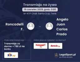 Roncadelli F. - Angelo Juan Carlos Prado gdzie oglądać?