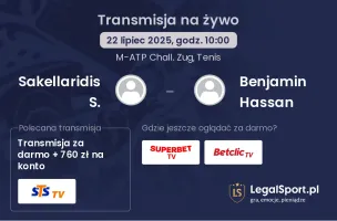 Sakellaridis S. - Benjamin Hassan gdzie oglądać?
