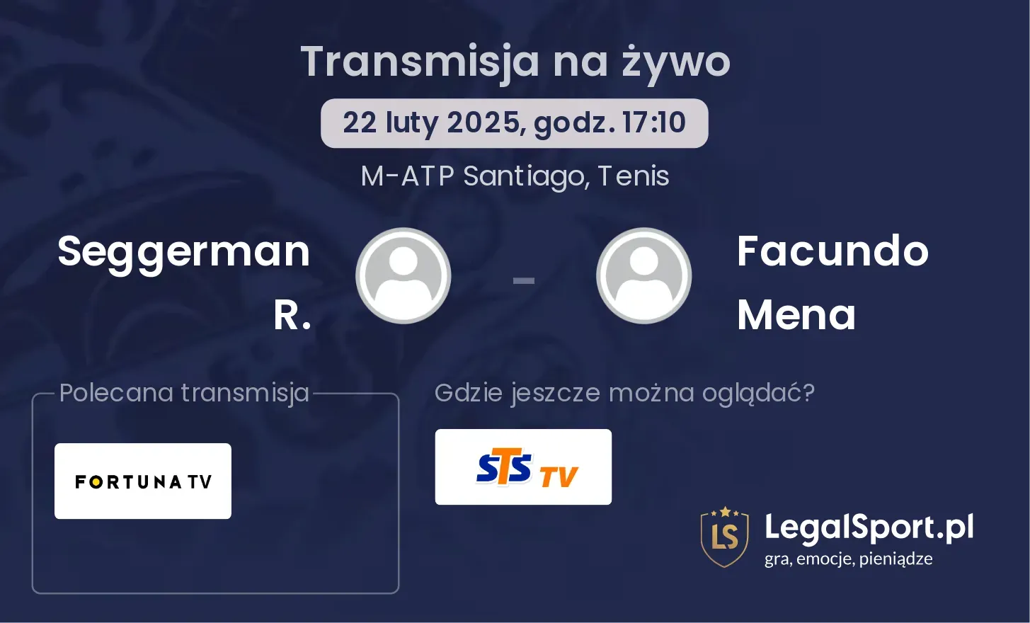 Seggerman R. - Facundo Mena gdzie oglądać?